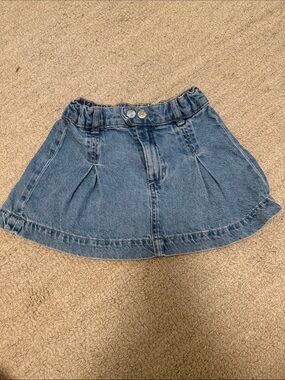 Zara Light Blue Denim Skirt for Kids